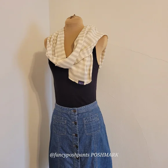 PATAGONIA summer high quality serged edge scarf wrap - Picture 8 of 17